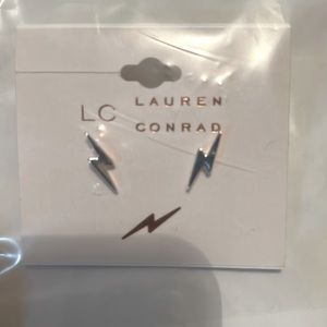 Lauren Conrad lightening bolt earrings